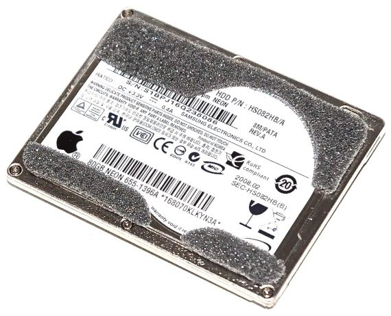 Original Apple Festplatte Samsung HDD 1,8“ 80GB HS082HB/A MacBook Air 13" Model A1237 -0