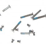 MacBook Pro 17" Topcase Schrauben Model A1151-0