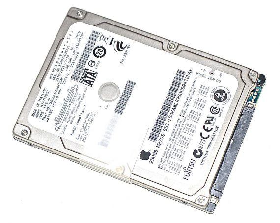 Original Apple HDD Festplatte 250GB FUJITSU 2,5" SATA, MJA2250BH MacBook Pro 15" Model A1286 Mid 2009-0