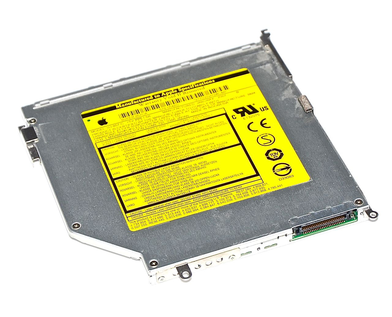 Original Apple SuperDrive / Laufwerk UJ-857-C 678-0542D MacBook Pro 15" Model A1211 -0 Original Apple SuperDrive / Laufwerk UJ-857-C 678-0542D MacBook Pro 15" Model A1211 -0