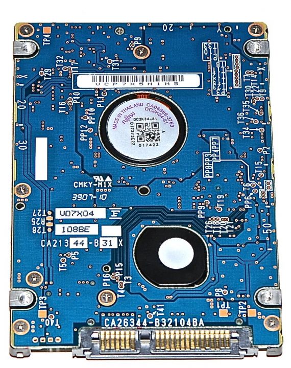 Hard Drive Festplatte 2,5" SATA Fujitsu 120GB 655-1402A MH2120BH-1316