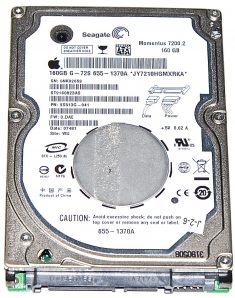 Hard Drive Festplatte 2,5" SATA Seagate 160GB ST9160823AS-0