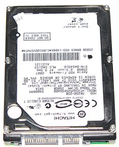 Hard Drive Festplatte 2,5" SATA Hitachi 250GB HTS542525K9SA00-0