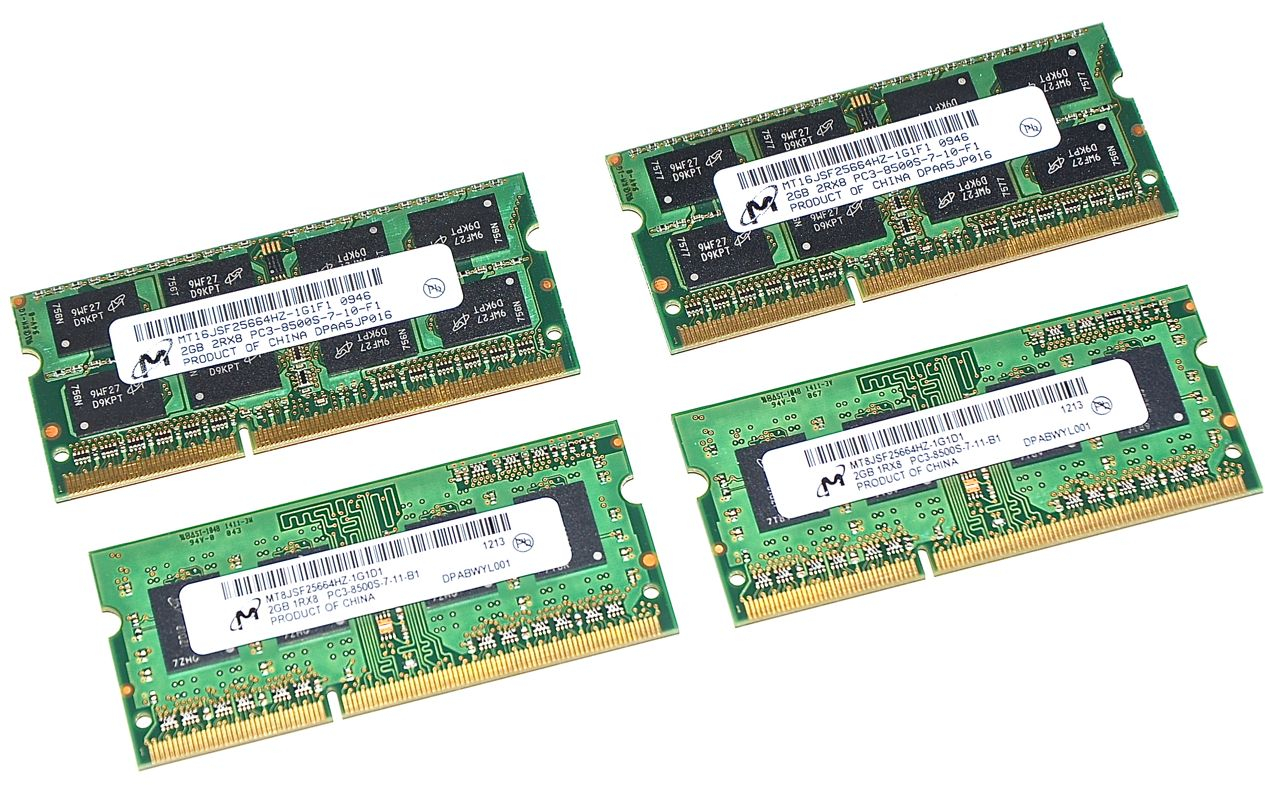 Arbeitsspeicher Vom Typ Pc3 8500 Ddr3 1066 Mhz Arbeitsspeicher 8GB ( 4 X 2GB ) PC3-8500 DDR3 1066Mhz iMac 27″ Late