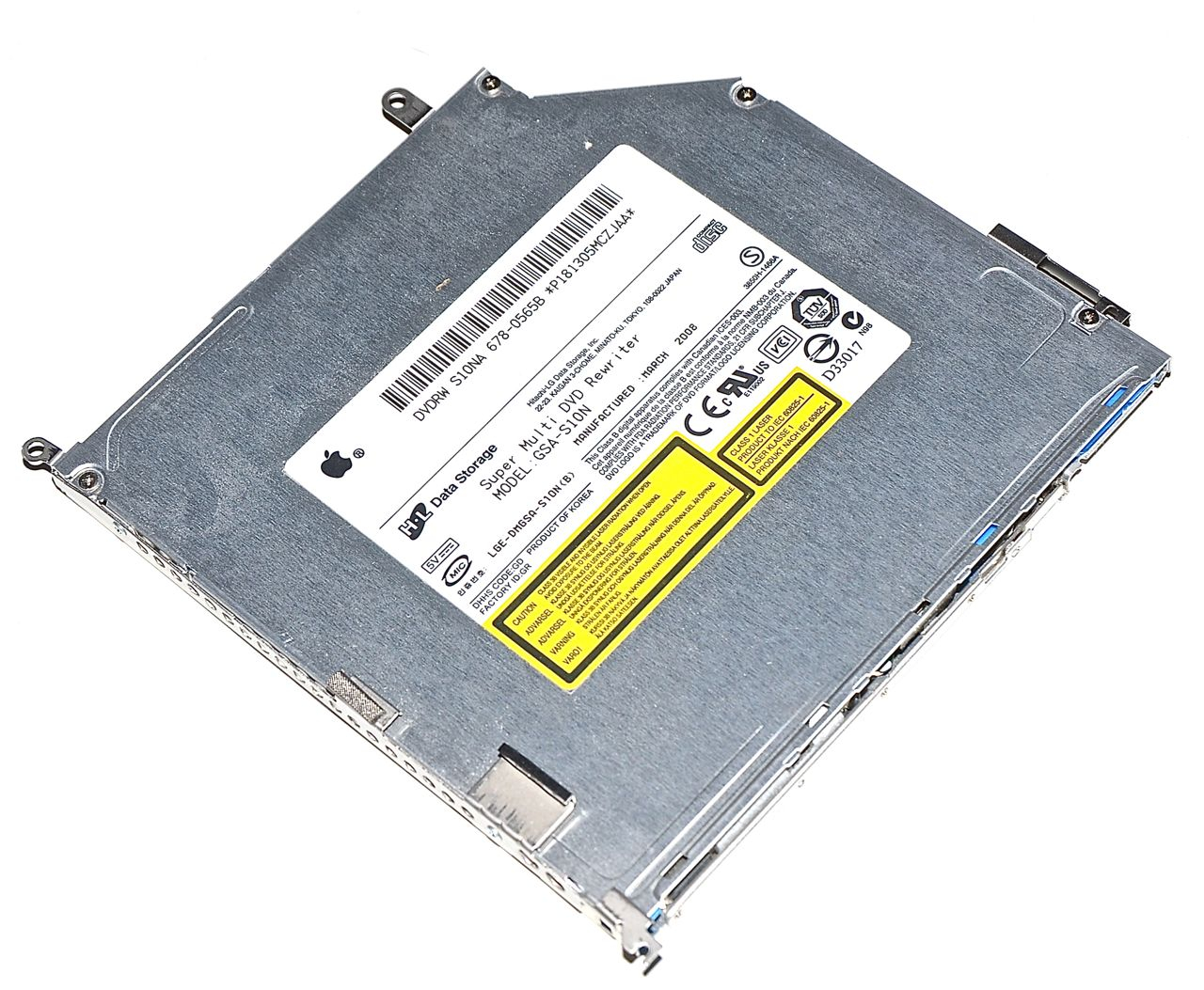 Original Apple SuperDrive / Laufwerk GSA-S10N 678-0565B MacBook Pro 15" Model A1260-0 Original Apple SuperDrive / Laufwerk GSA-S10N 678-0565B MacBook Pro 15" Model A1260-0