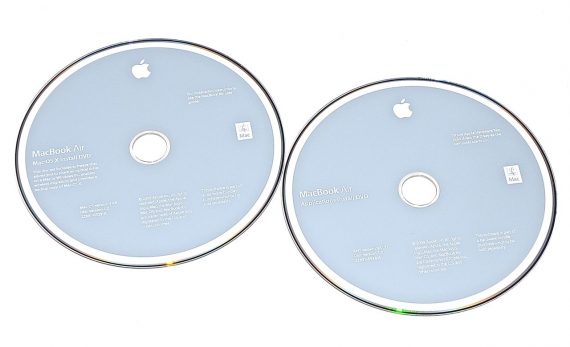 Original Apple 2 DVD MAC OS X 10.6. MacBook Air 13" Late 2008 / Mid 2009 A1304-1869