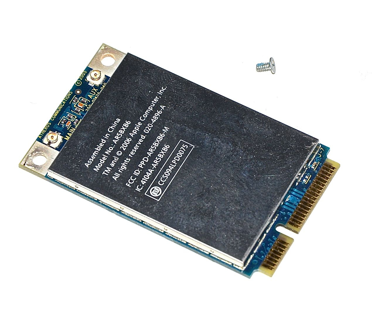 Original Apple AirPort / Bluetooth Karte AR5BXB6 020-4897-A MacBook Pro 15" A1150 -0 Original Apple AirPort / Bluetooth Karte AR5BXB6 020-4897-A MacBook Pro 15" A1150 -0