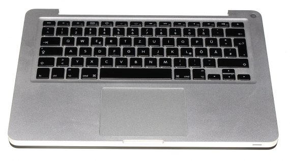 Original Apple Topcase & Tastatur & Trackpad Deutsch MacBook Unibody 13" Late 2008 / Mid 2008 A1278 -0