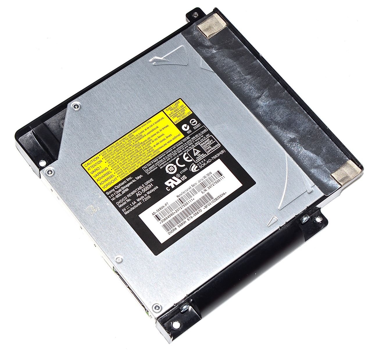 SuperDrive / Laufwerk AD-5680H für iMac 21.5" A1311 Mid 2010-0 SuperDrive / Laufwerk AD-5680H für iMac 21.5" A1311 Mid 2010-0