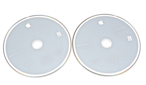 2 DVD MAC OS X 10.4.2 Snow Leopard für iBook G4 12" 1.33 GHz Mid 2005 Model A1311-0