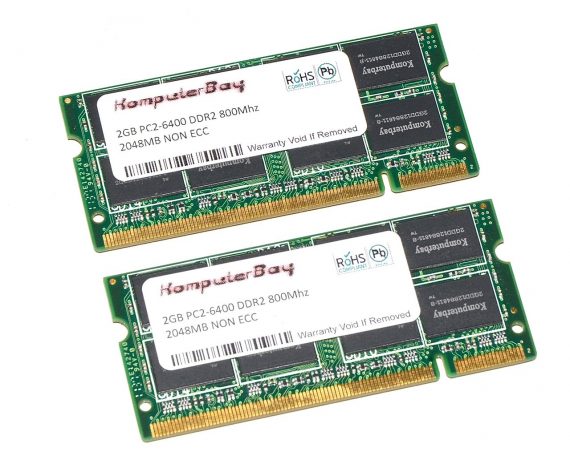 4GB RAM Komputerbay PC2-6400 DDR2 800Mhz für iMac 20" A1224 Early 2008-0