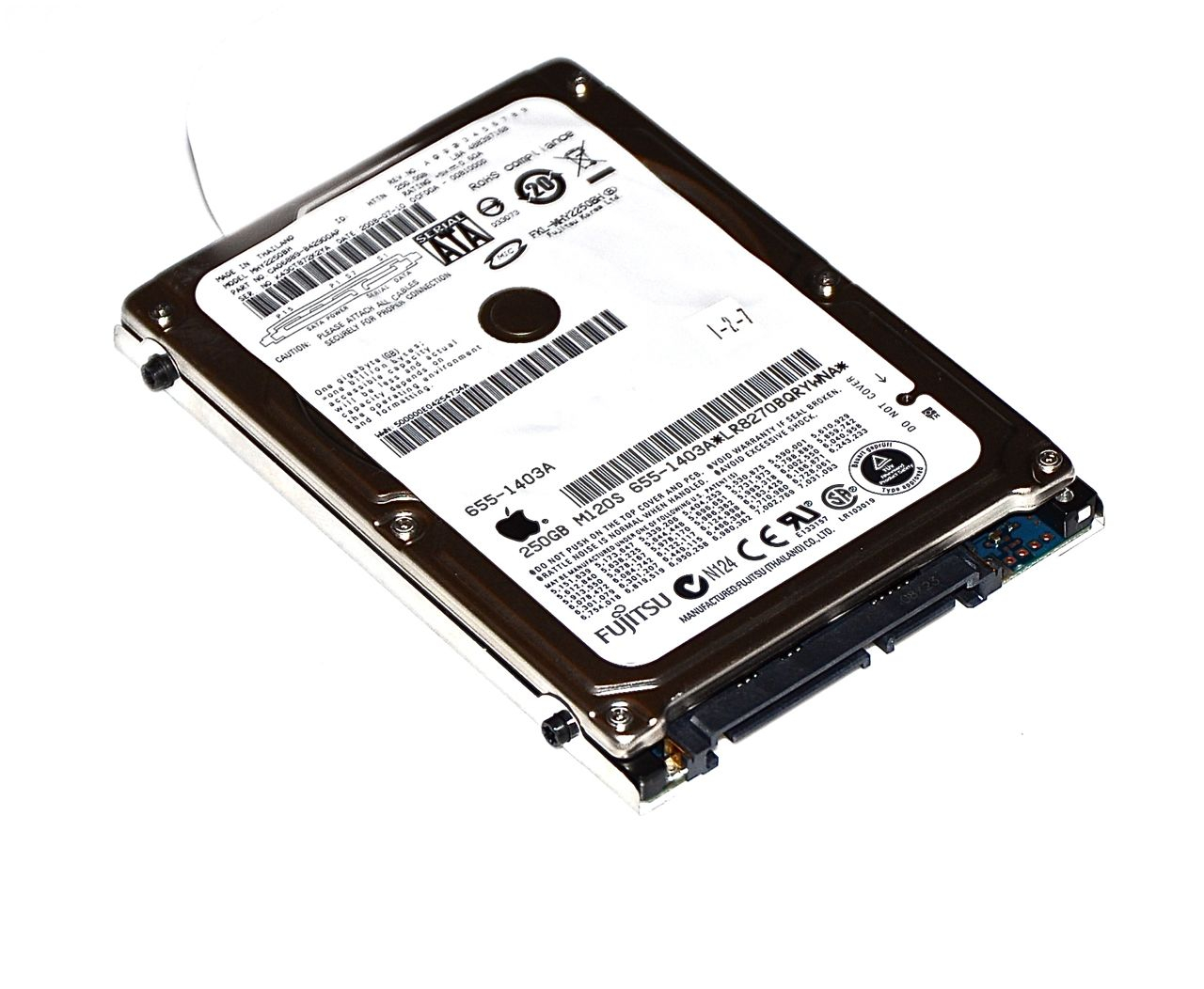 Hard Drive Festplatte 2,5" SATA 250GB MHY2250BH MacBook 13" A1181 Core 2 Duo Late 2006 -0 Hard Drive Festplatte 2,5" SATA 250GB MHY2250BH MacBook 13" A1181 Core 2 Duo Late 2006 -0
