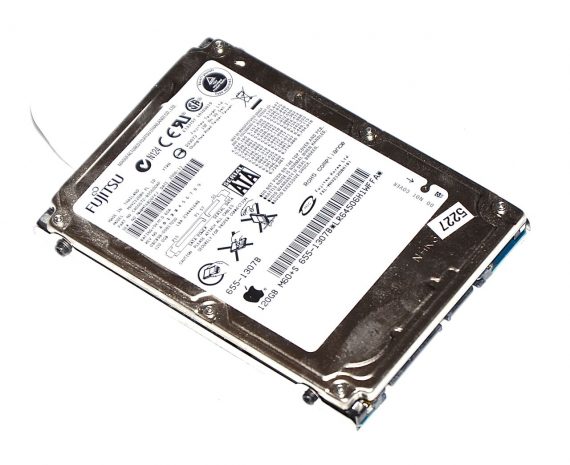Festplatte 2,5" SATA Fujitsu 120GB MHV2120BH MacBook 13" A1181 Core 2 Duo Late 2006 -0
