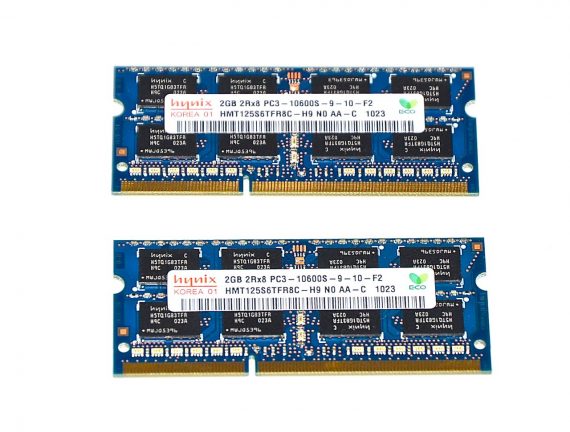 RAM 4GB ( 2GB X 2GB ) PC3-10600S 1333 MHz DDR3 für iMac 21.5" A1311 Mid 2010-0