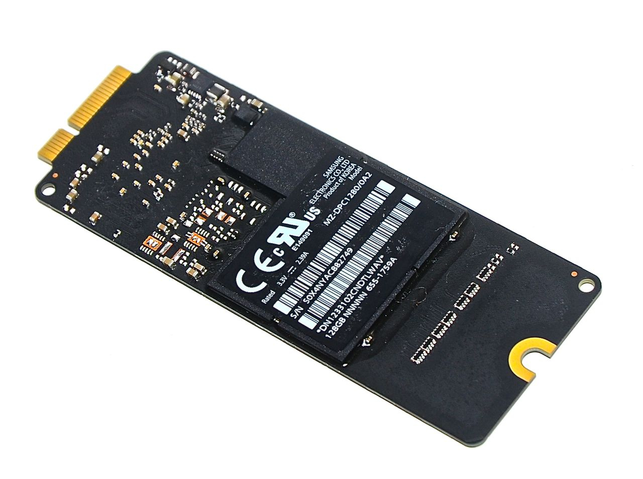 SSD Samsung 128GB 655-1759-A MZ-DPC1280/0A2 MacBook Pro 13" Retina Late 2012 / Early 2013 Model A1425 661-7008-0 SSD Samsung 128GB 655-1759-A MZ-DPC1280/0A2 MacBook Pro 13" Retina Late 2012 / Early 2013 Model A1425 661-7008-0