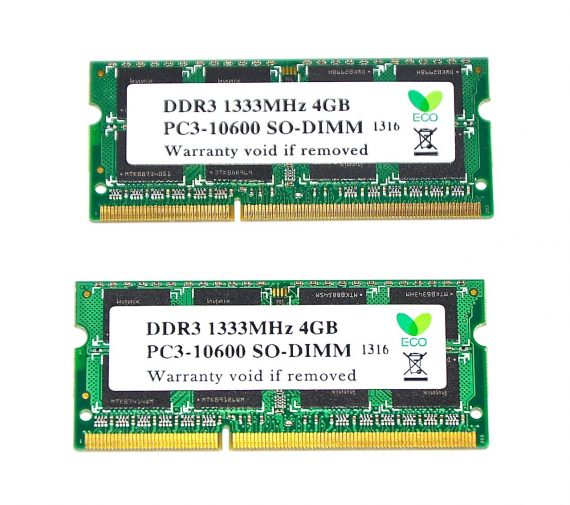 Arbeitsspeicher RAM 8GB (4GB x4GB) PC3-10600 DDR3 1333Mhz für iMac 27" A1312 Mid 2011-0