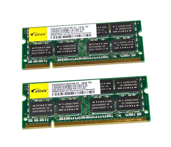Original Apple Arbeitsspeicher RAM 4GB (2GB x2GB) PC2-5300 DDR2 667Mhz für MacBook 13" Mid 2007 A1181 Schwarz-0