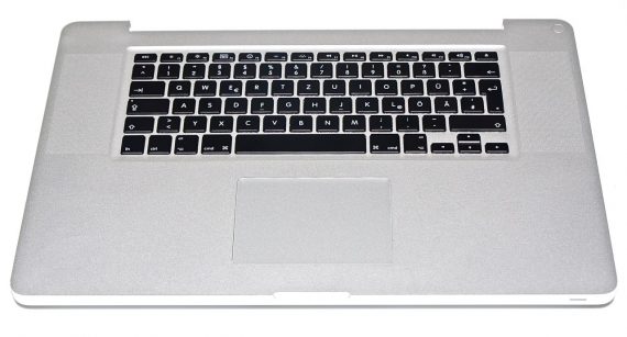 Original Apple Topcase & Tastatur Deutsch &Trackpad MacBook Pro 17" Model A1297 Mid 2010 -0