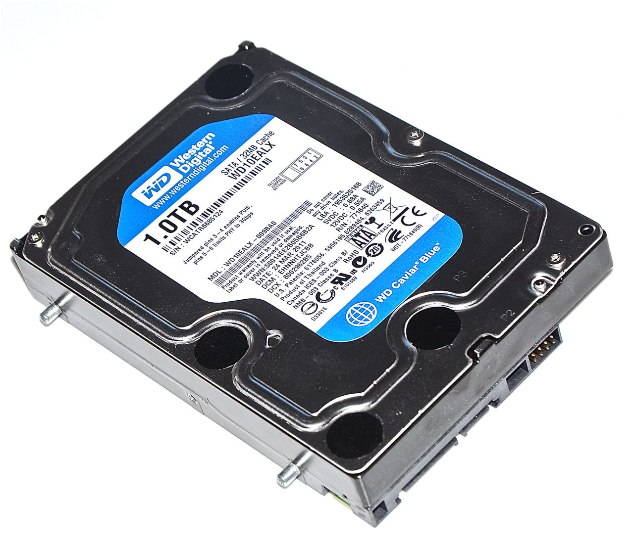 Western Digital Festplatte 3,5" 1TB WD10EALX-009BA0 iMac 24" Mid 2008 Model A1225-0 Western Digital Festplatte 3,5" 1TB WD10EALX-009BA0 iMac 24" Mid 2008 Model A1225-0