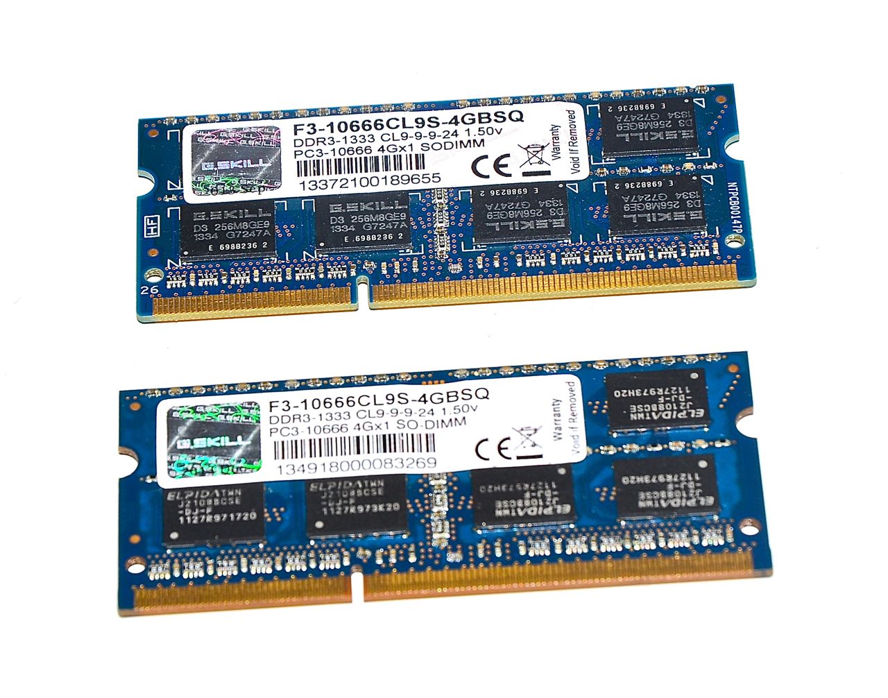 Original ELPIDA Arbeitsspeicher (2GB X 4GB) 8GB PC3-10666 DDR3 1067Mhz MacBook Pro Unibody 15" Mid 2010 A1286-0 Original ELPIDA Arbeitsspeicher (2GB X 4GB) 8GB PC3-10666 DDR3 1067Mhz MacBook Pro Unibody 15" Mid 2010 A1286-0