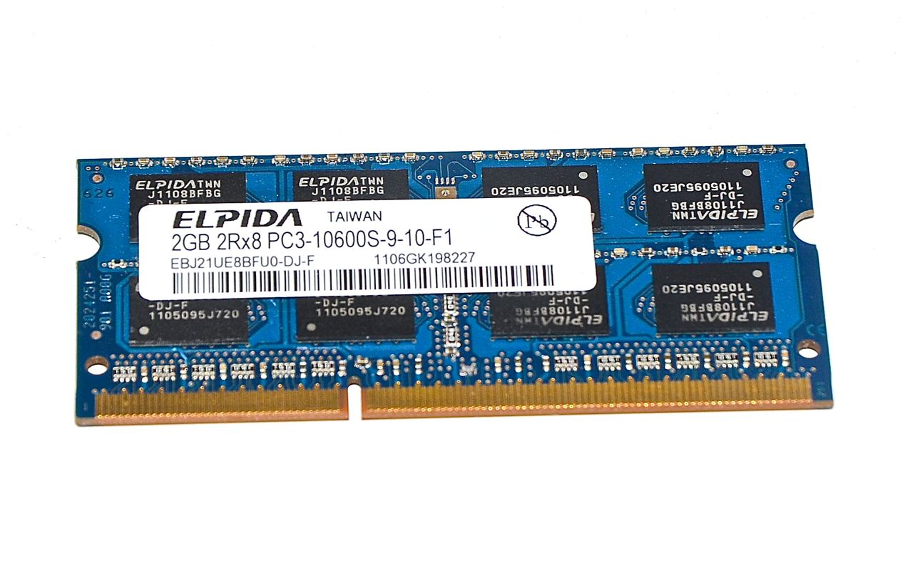 Arbeitsspeicher RAM ELPIDA PC3-10600 DDR3 1333MHz 2GB-0