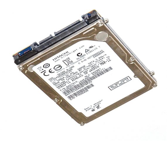 Original Festplatte 2,5" SATA Hitachi 500GB HTS545050B9A300 MacBook Pro Unibody 15" Early 2011 / Late 2011 A1286-0