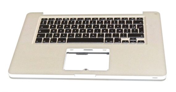 Original Apple Topcase Tastatur Englisch MacBook Pro Unibody 15" Early 2011 / Late 2011 A1286 -0