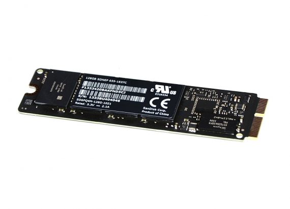 Festplatte SAMSUNG 128GB SSD SD6PQ4M-128G-1021 655-1837C MacBook Air 13" Model A1466 Early 2015-0
